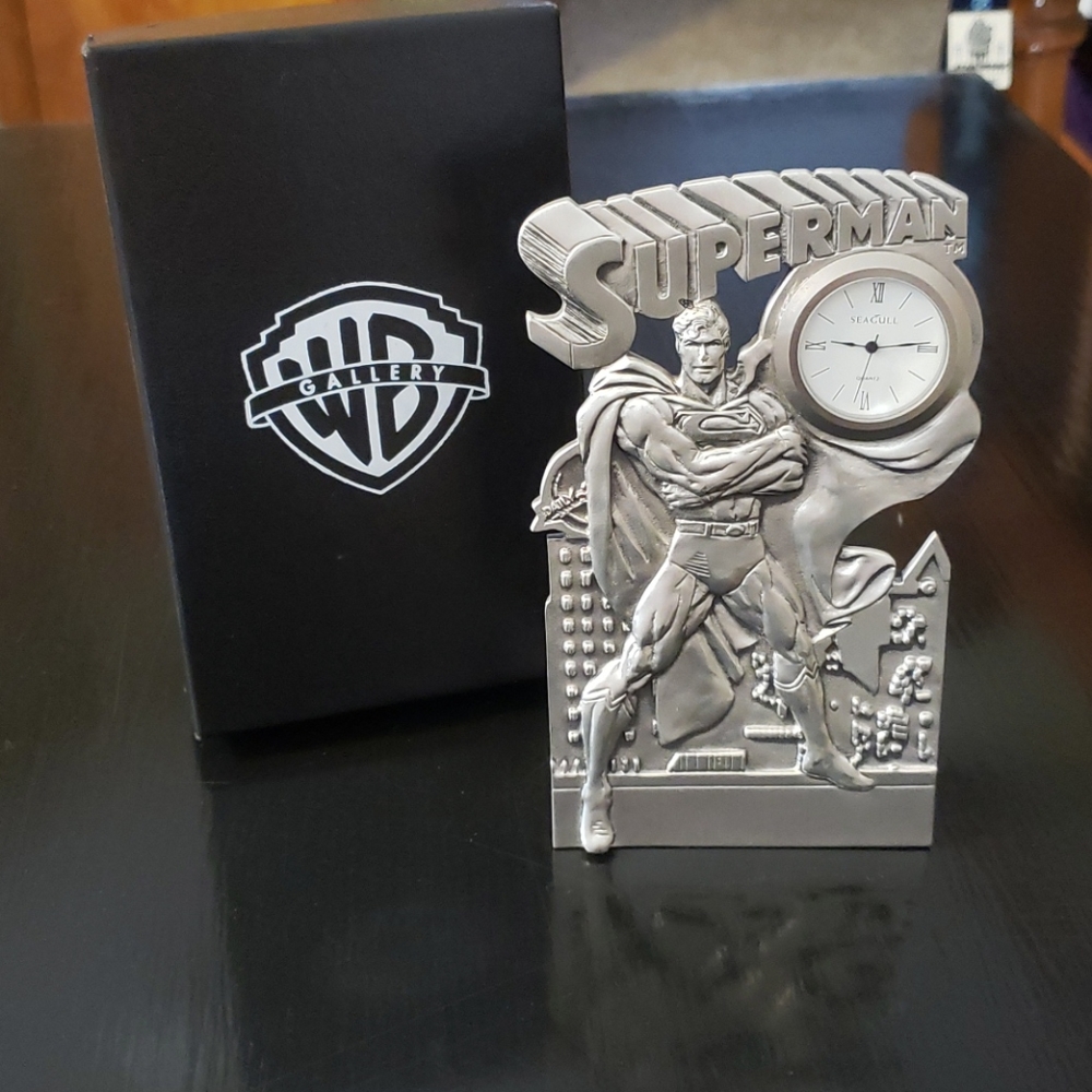 Superman Clock